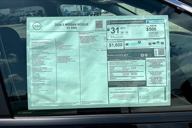 2026 Nissan Rogue SV