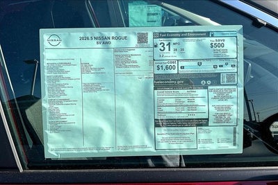 2026 Nissan Rogue SV