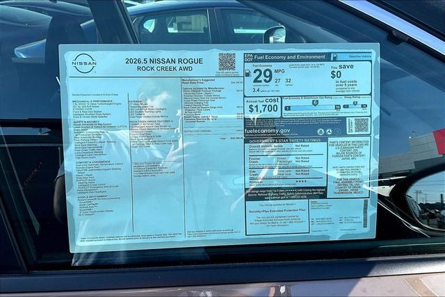 2026 Nissan Rogue Rock Creek