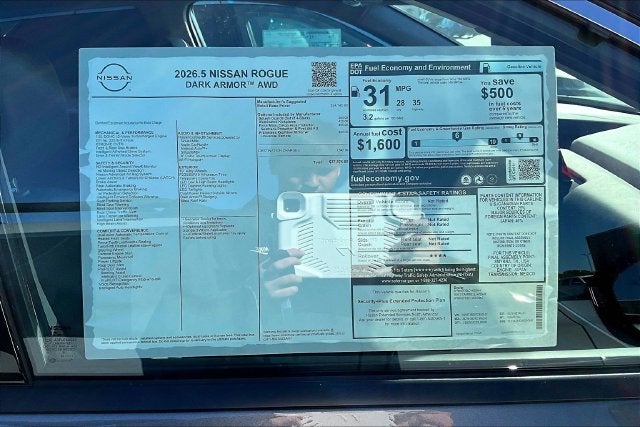 2026 Nissan Rogue Dark Armor