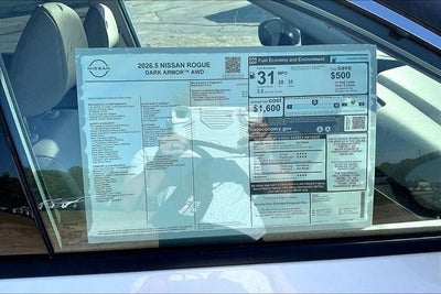 2026 Nissan Rogue Dark Armor