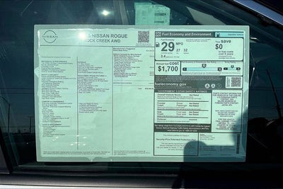 2026 Nissan Rogue Rock Creek