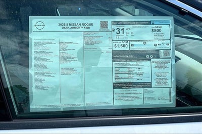2026 Nissan Rogue Dark Armor
