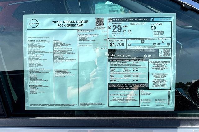 2026 Nissan Rogue Rock Creek