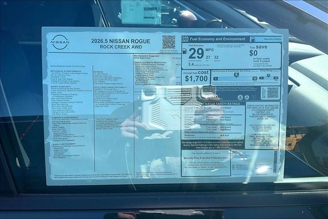 2026 Nissan Rogue Rock Creek