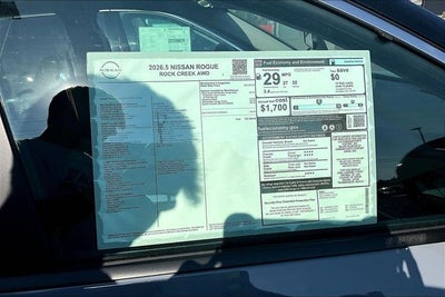 2026 Nissan Rogue Rock Creek