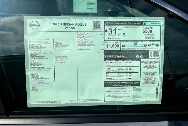 2026 Nissan Rogue SV