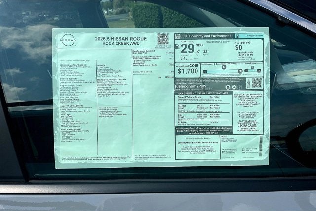 2026 Nissan Rogue Rock Creek