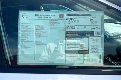 2026 Nissan Rogue Rock Creek
