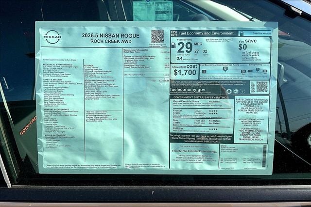 2026 Nissan Rogue Rock Creek