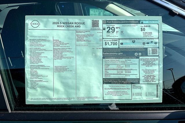 2026 Nissan Rogue Rock Creek