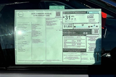 2026 Nissan Rogue Dark Armor