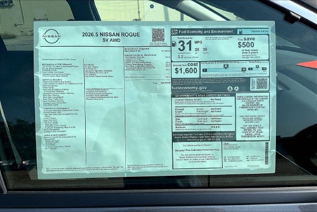 2026 Nissan Rogue SV