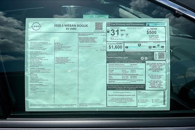 2026 Nissan Rogue SV