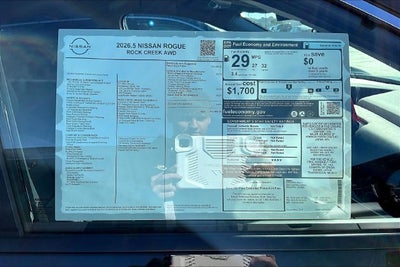 2026 Nissan Rogue Rock Creek