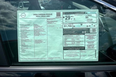 2026 Nissan Rogue Rock Creek