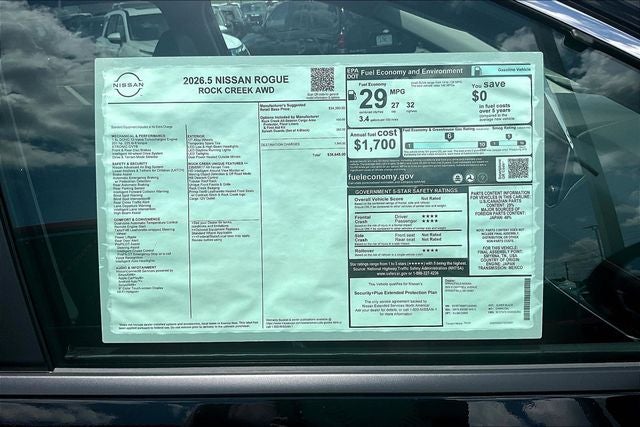 2026 Nissan Rogue Rock Creek