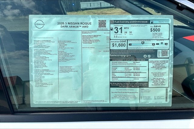 2026 Nissan Rogue Dark Armor