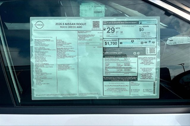 2026 Nissan Rogue Rock Creek