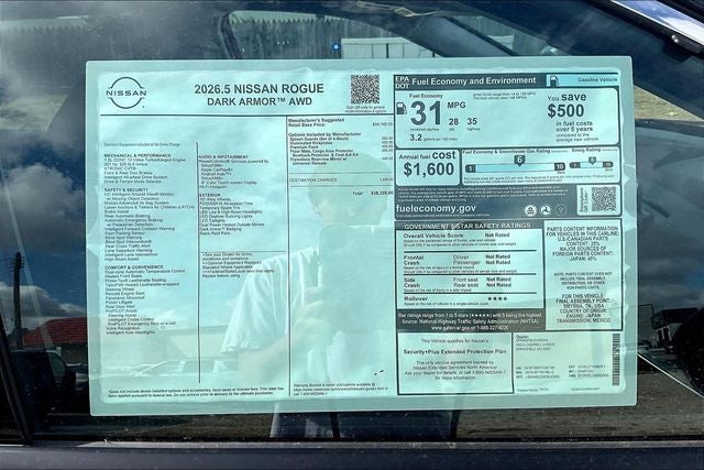 2026 Nissan Rogue Dark Armor