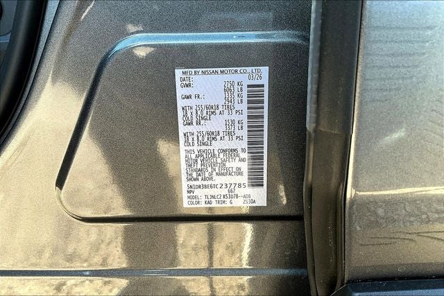 2026 Nissan Pathfinder SV
