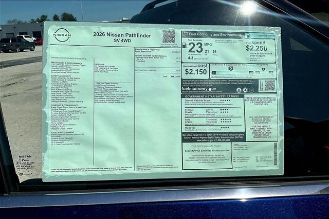 2026 Nissan Pathfinder SV