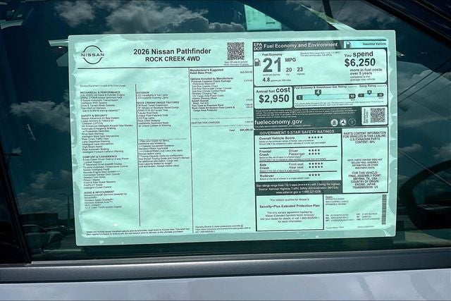 2026 Nissan Pathfinder Rock Creek