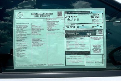 2026 Nissan Pathfinder Rock Creek