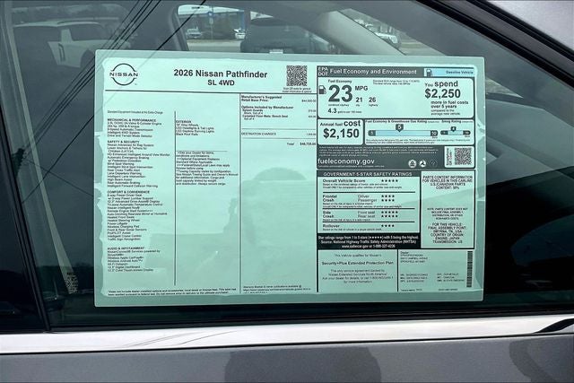 2026 Nissan Pathfinder SL