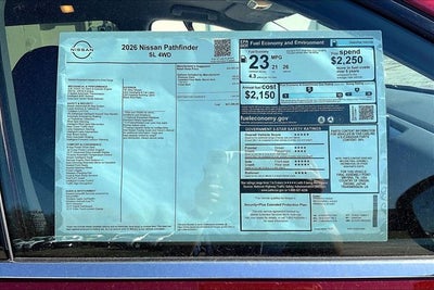 2026 Nissan Pathfinder SL