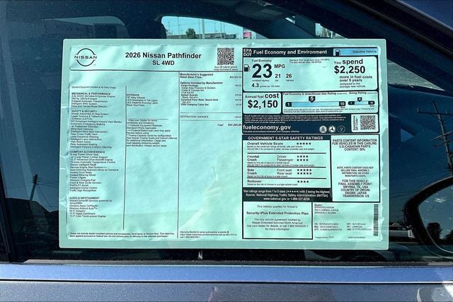 2026 Nissan Pathfinder SL