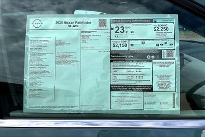 2026 Nissan Pathfinder SL