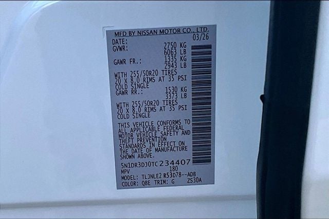 2026 Nissan Pathfinder Platinum