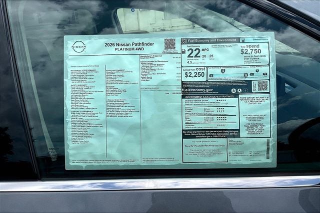 2026 Nissan Pathfinder Platinum