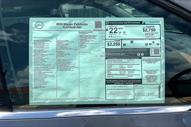 2026 Nissan Pathfinder Platinum