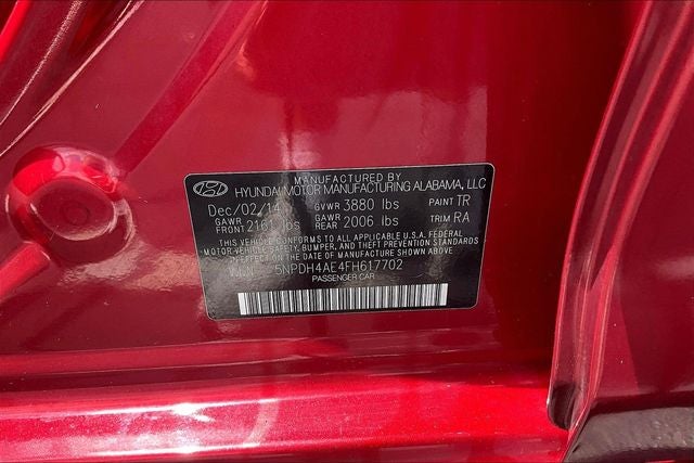 2015 Hyundai Elantra SE
