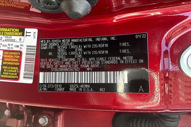 2022 Toyota Highlander XLE