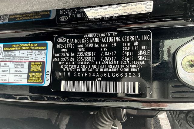 2020 Kia Sorento LX