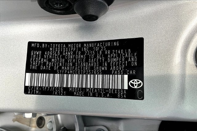 2026 Toyota Corolla SE