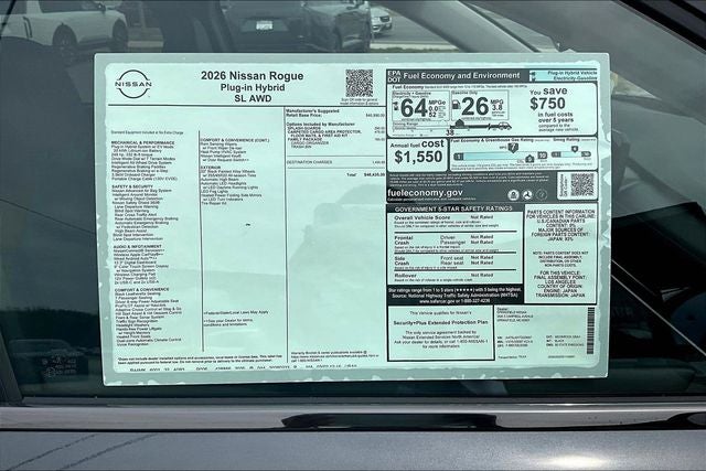 2026 Nissan Rogue Plug-In Hybrid SL