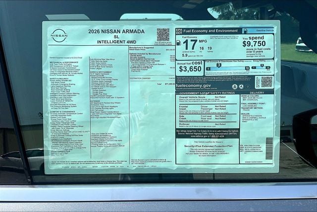 2026 Nissan Armada SL