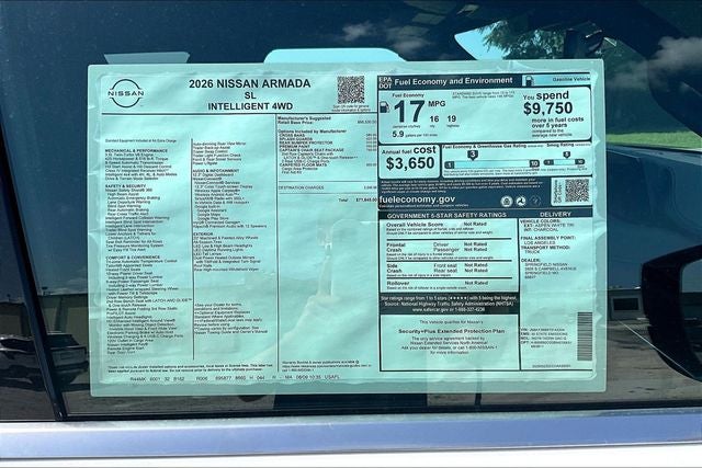 2026 Nissan Armada SL
