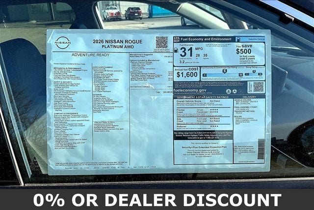 2026 Nissan Rogue Platinum