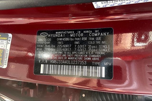 2020 Hyundai Tucson Value