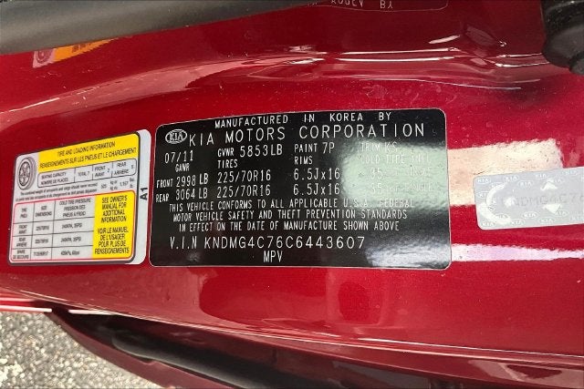 2012 Kia Sedona LX